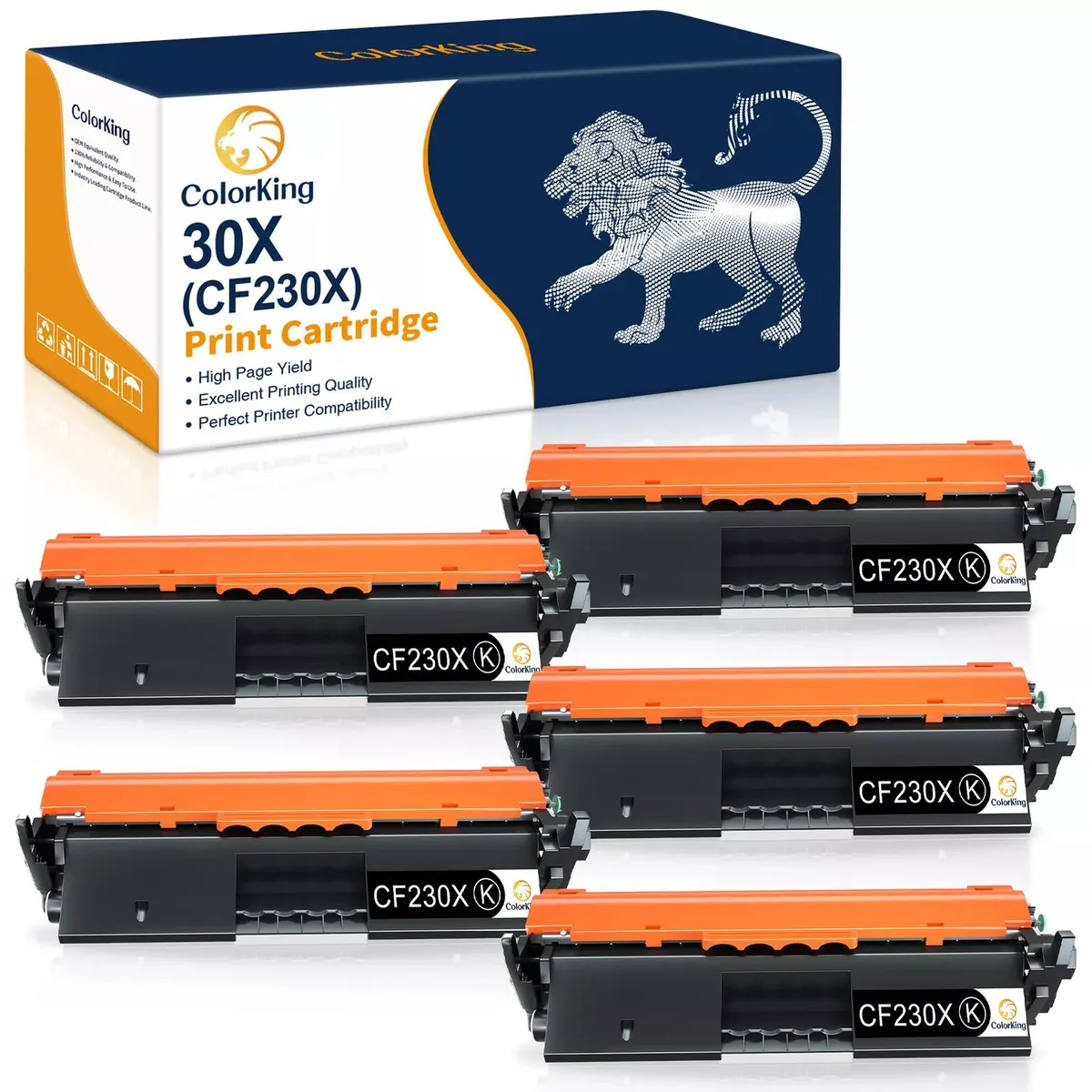 V4ink V4ink 5X CF230X 30X High Yield toner cartridges — product photo