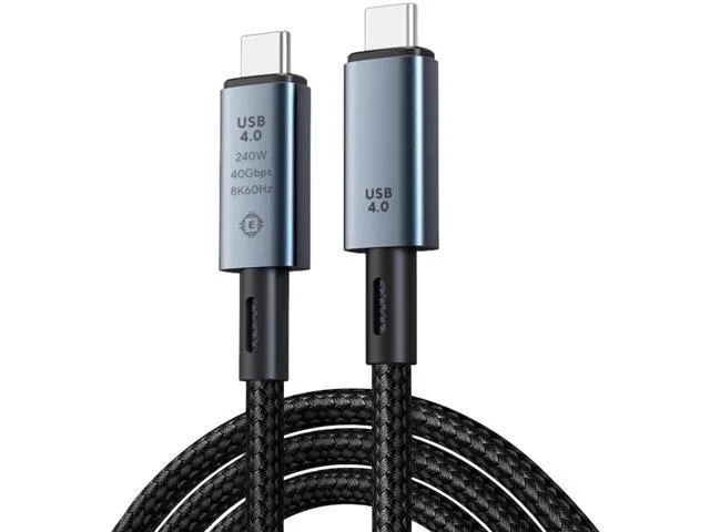 LORDWORLD LORDWORLD USB4 Cable 40Gbps 240W 8K 60Hz Thunderbolt 3/4 — product photo