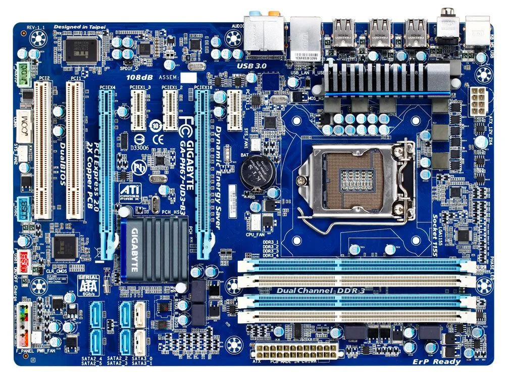 GIGABYTE GIGABYTE GA-PH67-UD3-B3 Intel motherboard — product photo