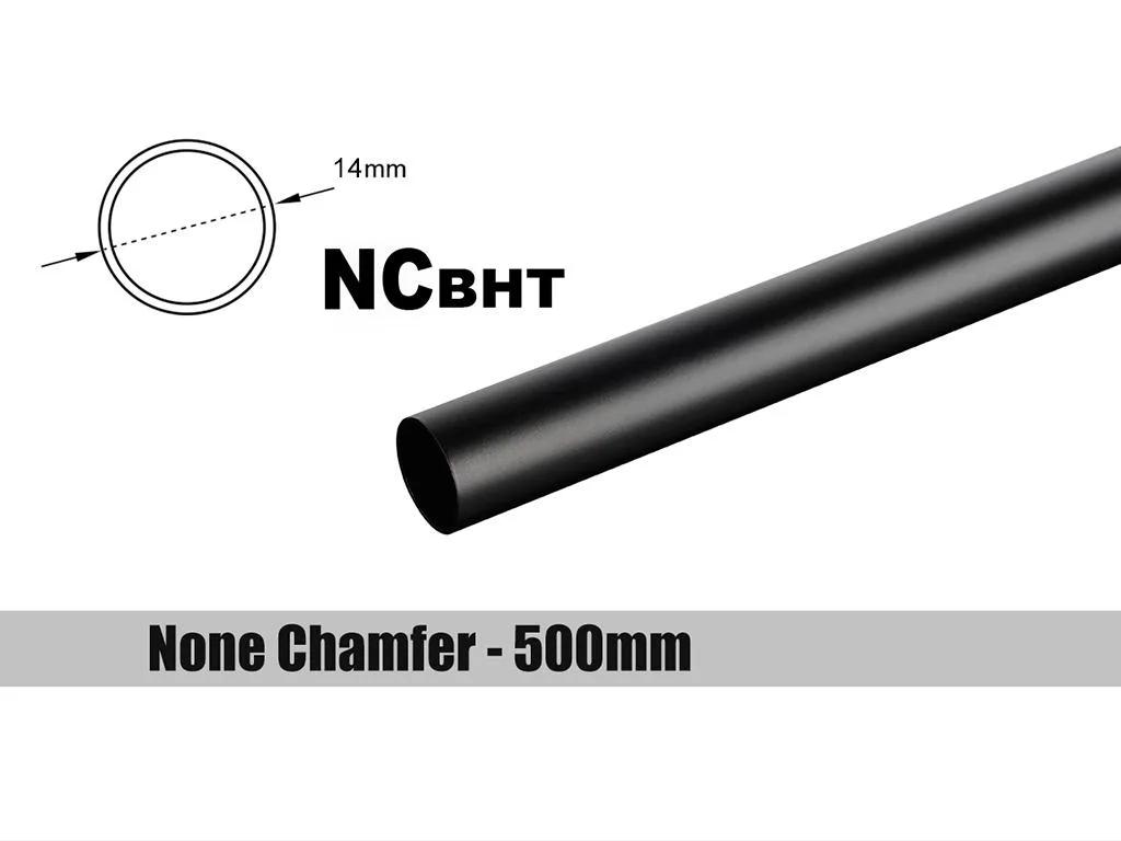 Bitspower Bitspower Chamfer Brass Hard Tubing OD14mm Carbon Black 500mm — product photo