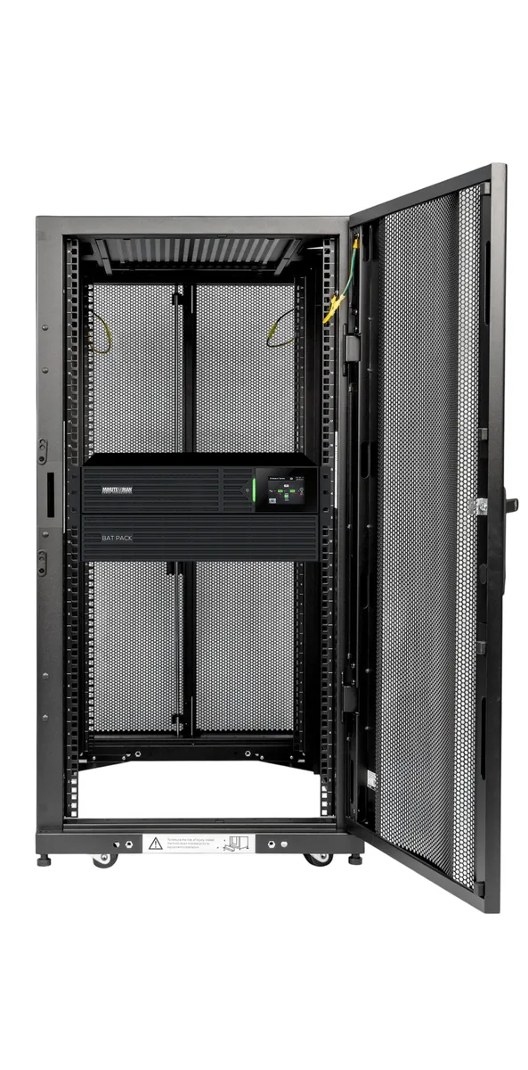 MINUTEMAN MINUTEMAN MMCAB24S6K 24U server rack with ED6KRT UPS 208-240VAC — product photo