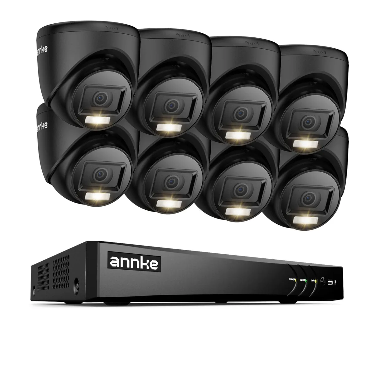 Annke Annke 8CH 4K DVR 8x2MP Cameras 66ft Night Vision Black — product photo