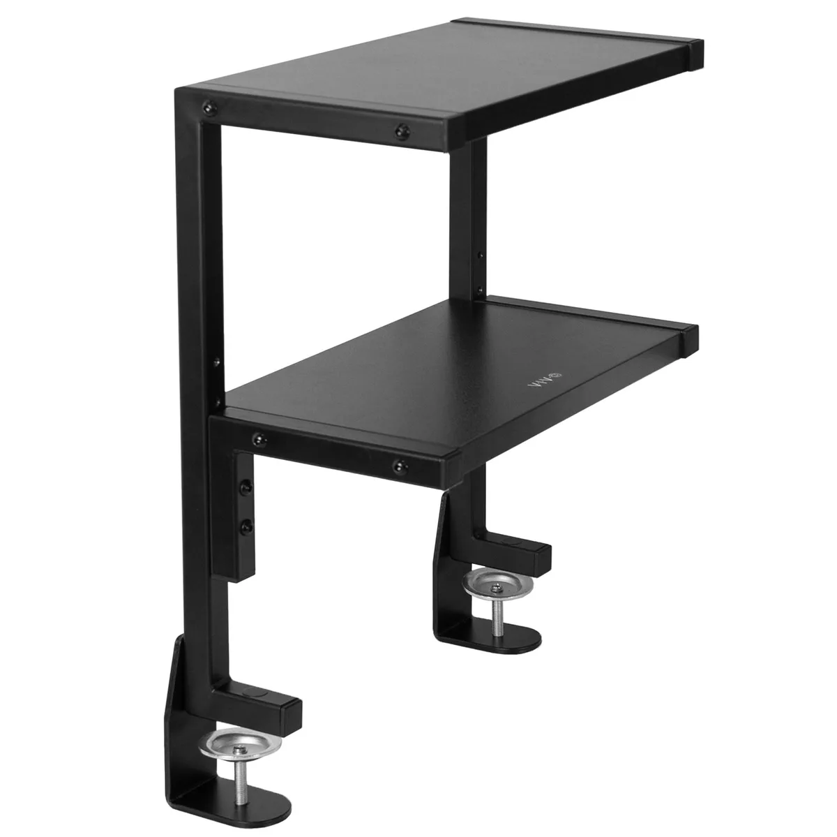 VIVO VIVO Black Clamp-on 13" 2-Tier Desk Shelf monitor accessory — product photo