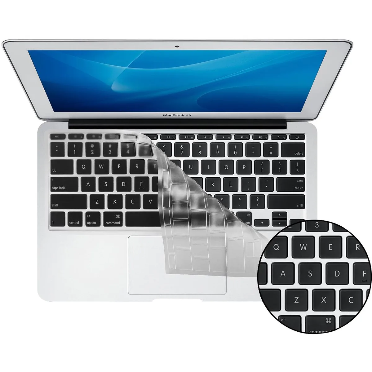 KB Covers KB Covers CLEARSKIN-M11-US Clear Keyboard Cover 11-inch MacBook Air US — product photo
