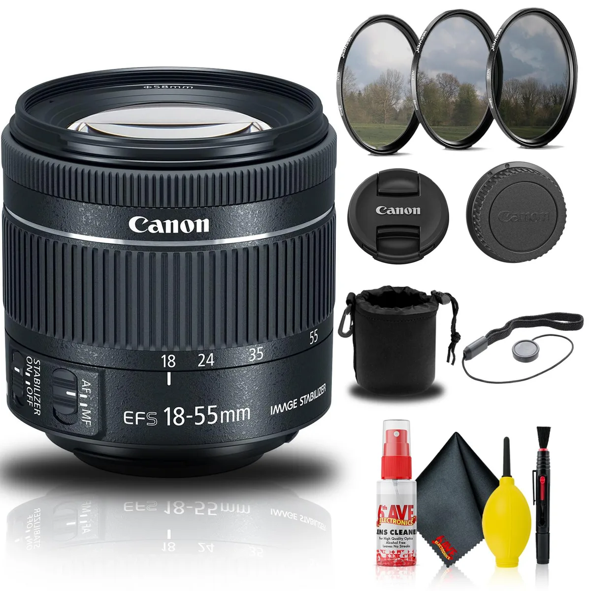 Canon Canon EF-S 18-55mm f/4-5.6 IS STM Lens Kit — product photo