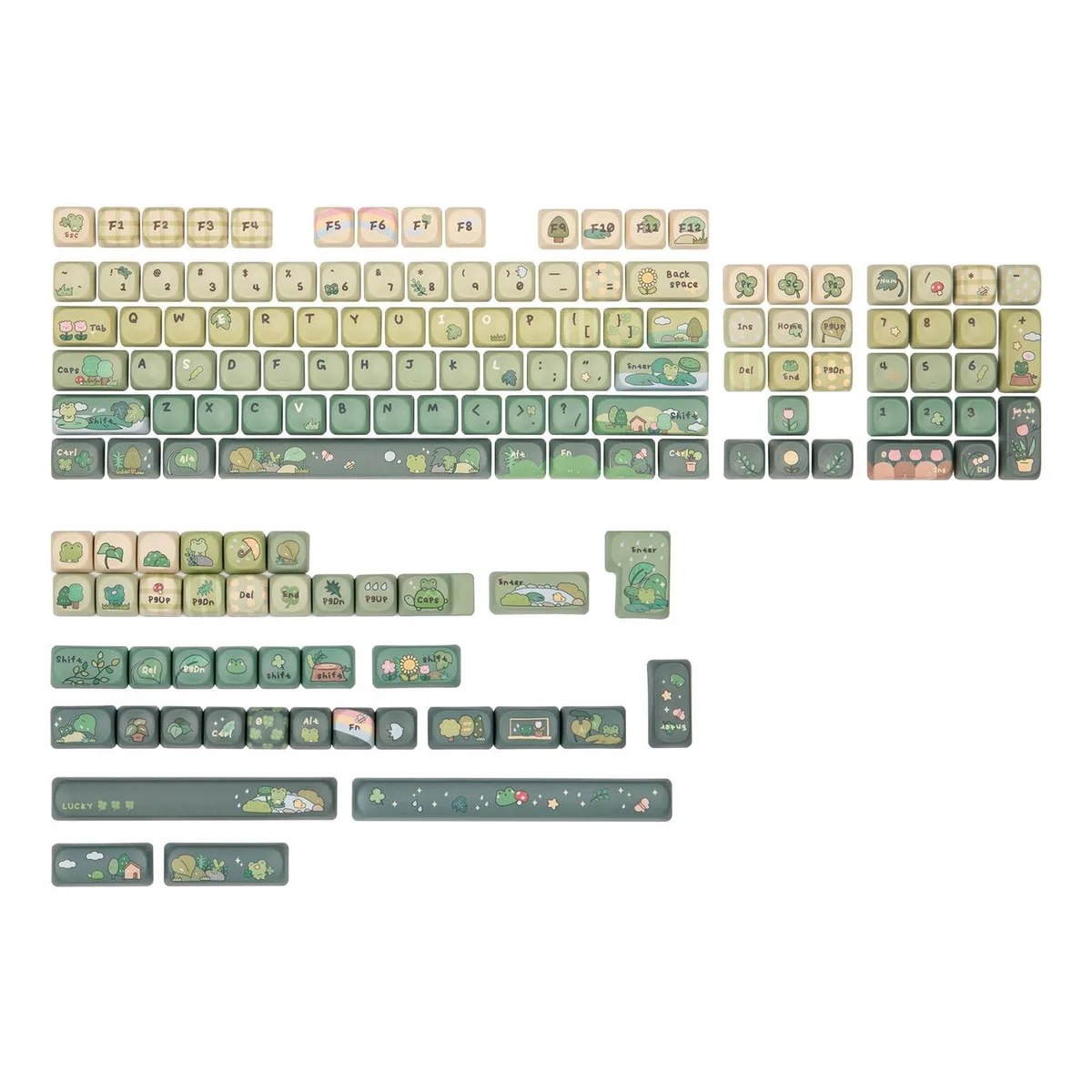 ARCTIC ARCTIC 2 in 1 accessory 144 keycaps MOA Cherry profile 60 65 75 — product photo
