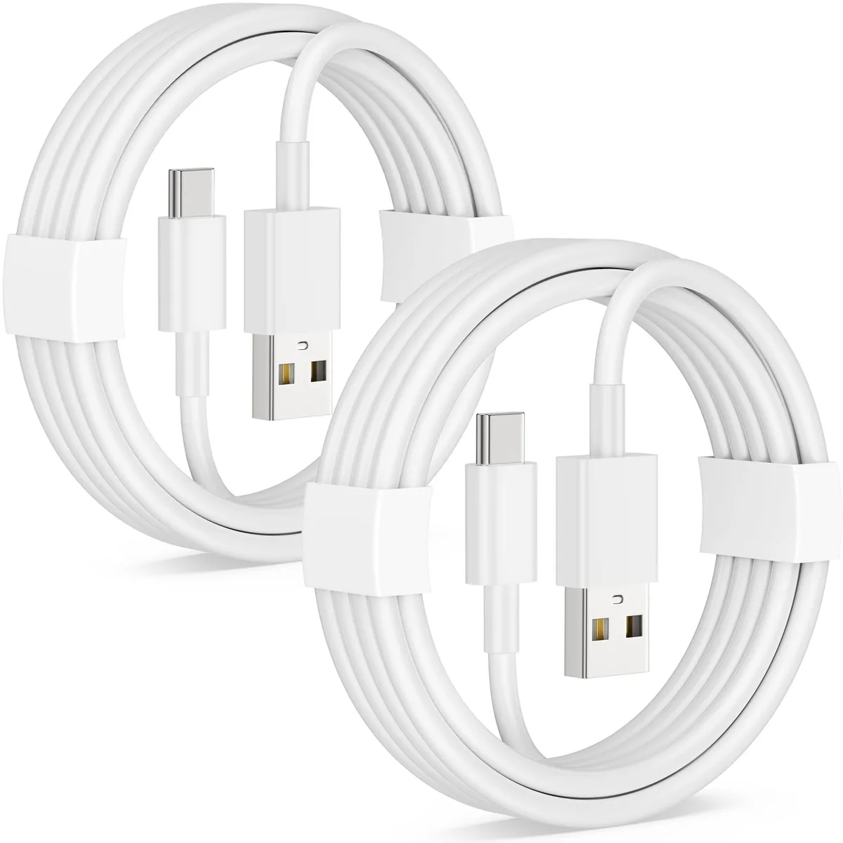  GE WIDAQUO-CC-3FT-2PK phone cable 2-pack 3FT USB A to USB C — product photo