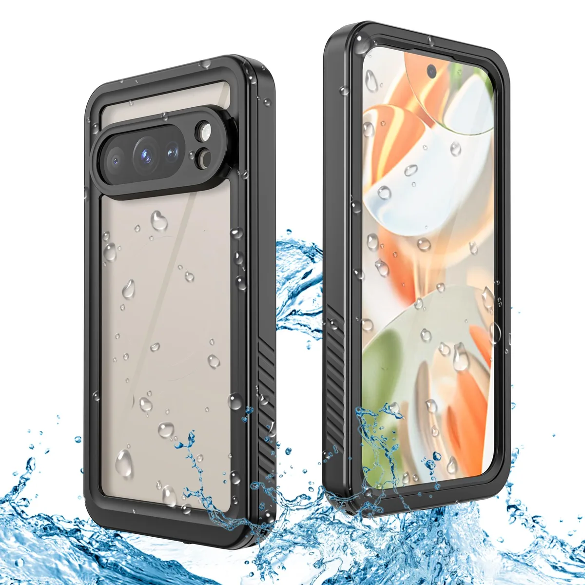 BONAEVER BONAEVER Waterproof Case for Google Pixel 10 Pro 6.3" 2025 Black — product photo