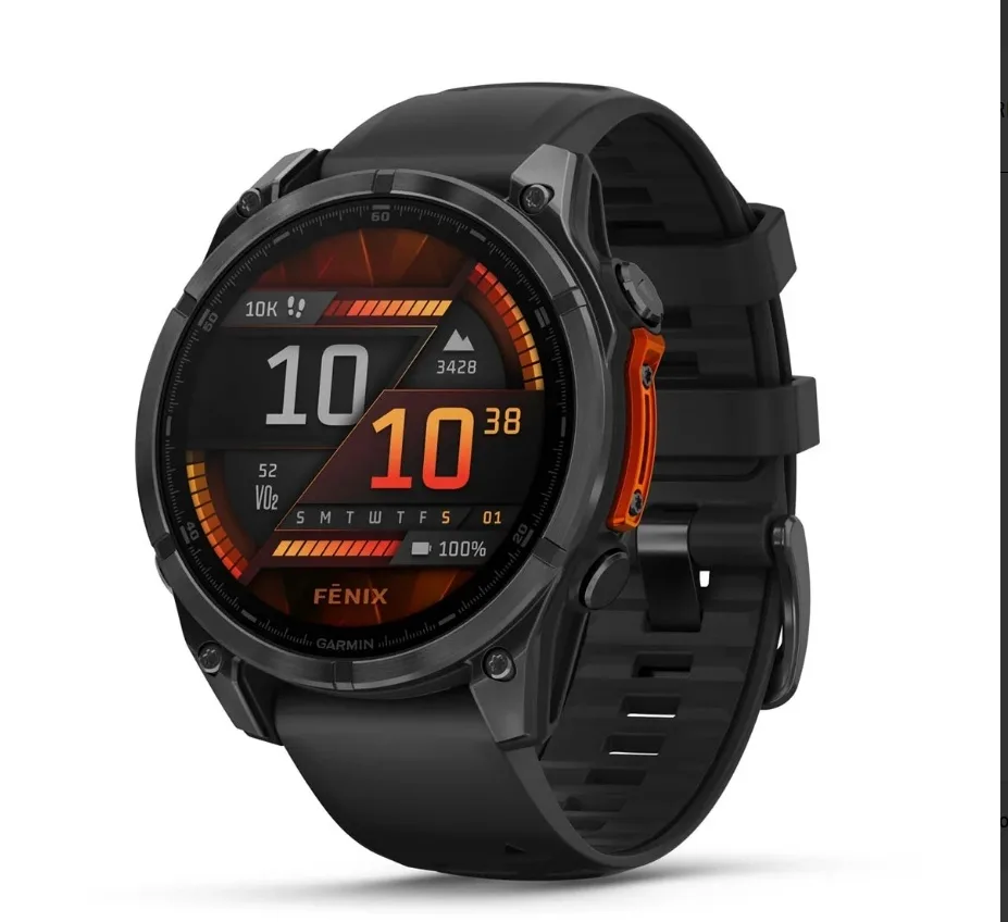 Garmin Garmin fēnix 8 47 mm AMOLED Slate Gray Black Band wearable technology — product photo