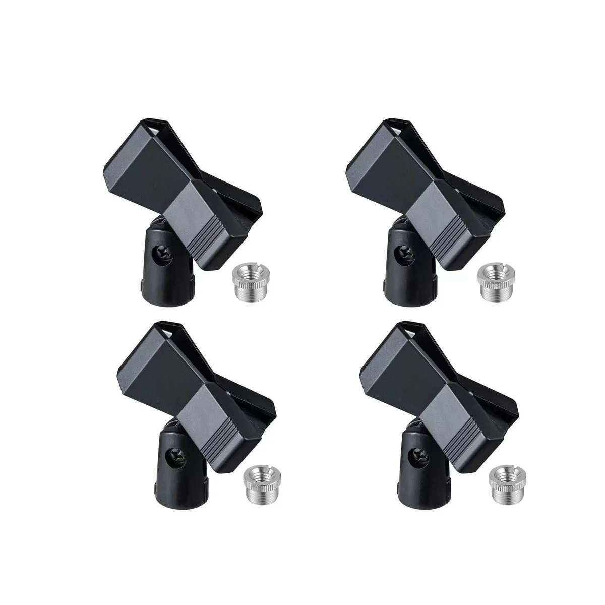 Fender Microphone Clip Holder 5/8" to 3/8" Adapter 4-Pack — product photo