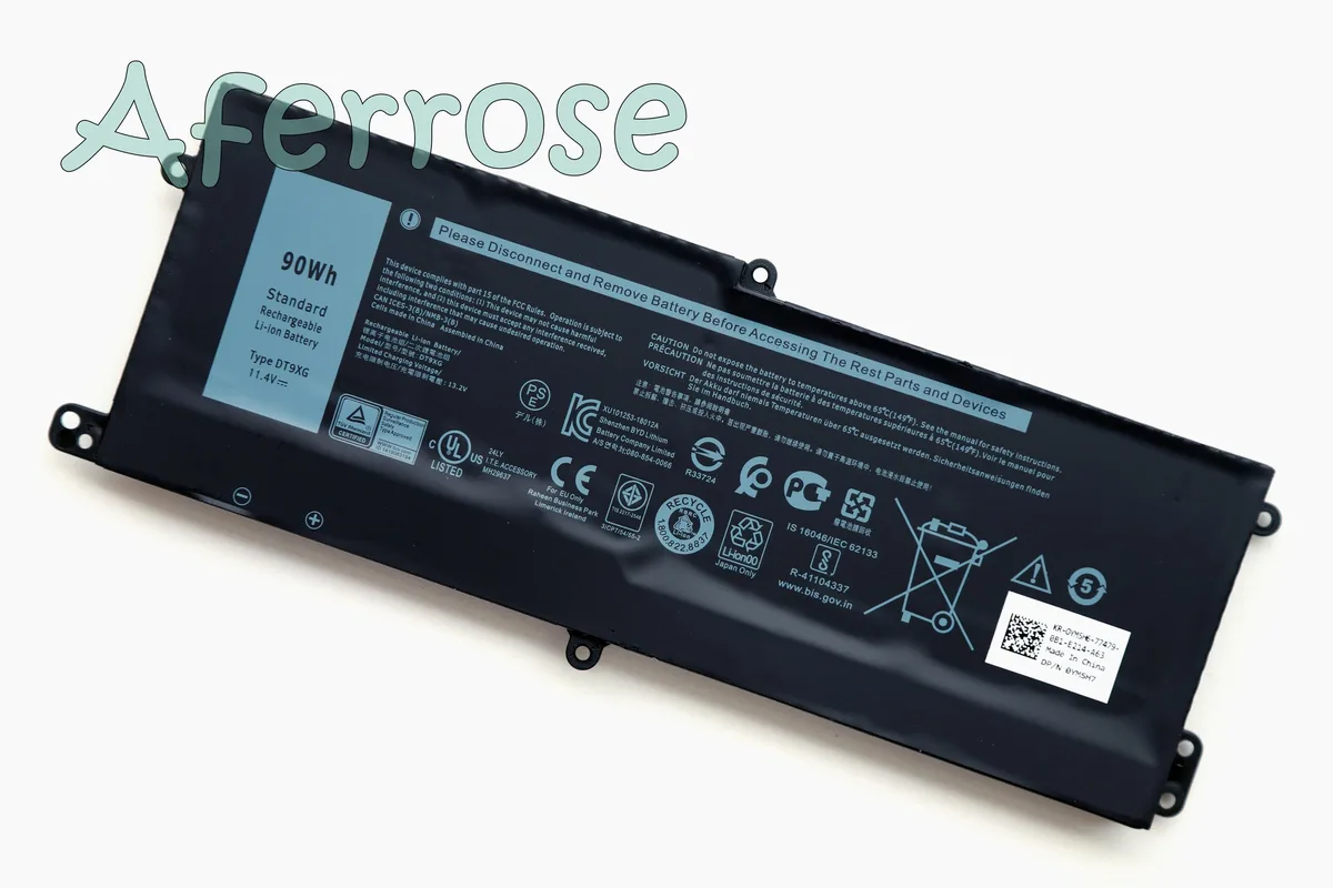GOLDIX GOLDIX DT9XG 90Wh 11.4V laptop battery for Alienware Area-51m R1/R2 — product photo