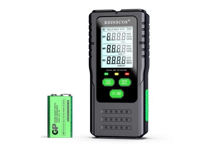 Manw Manw EMF Meter 3-Type Detector with Alarm &amp; Backlight — product photo