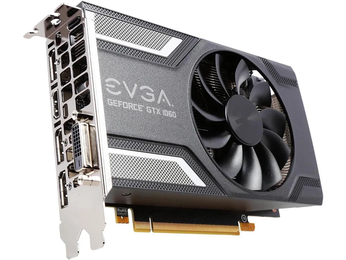 EVGA EVGA GeForce GTX 1060 SC GAMING 6GB graphics card — product photo