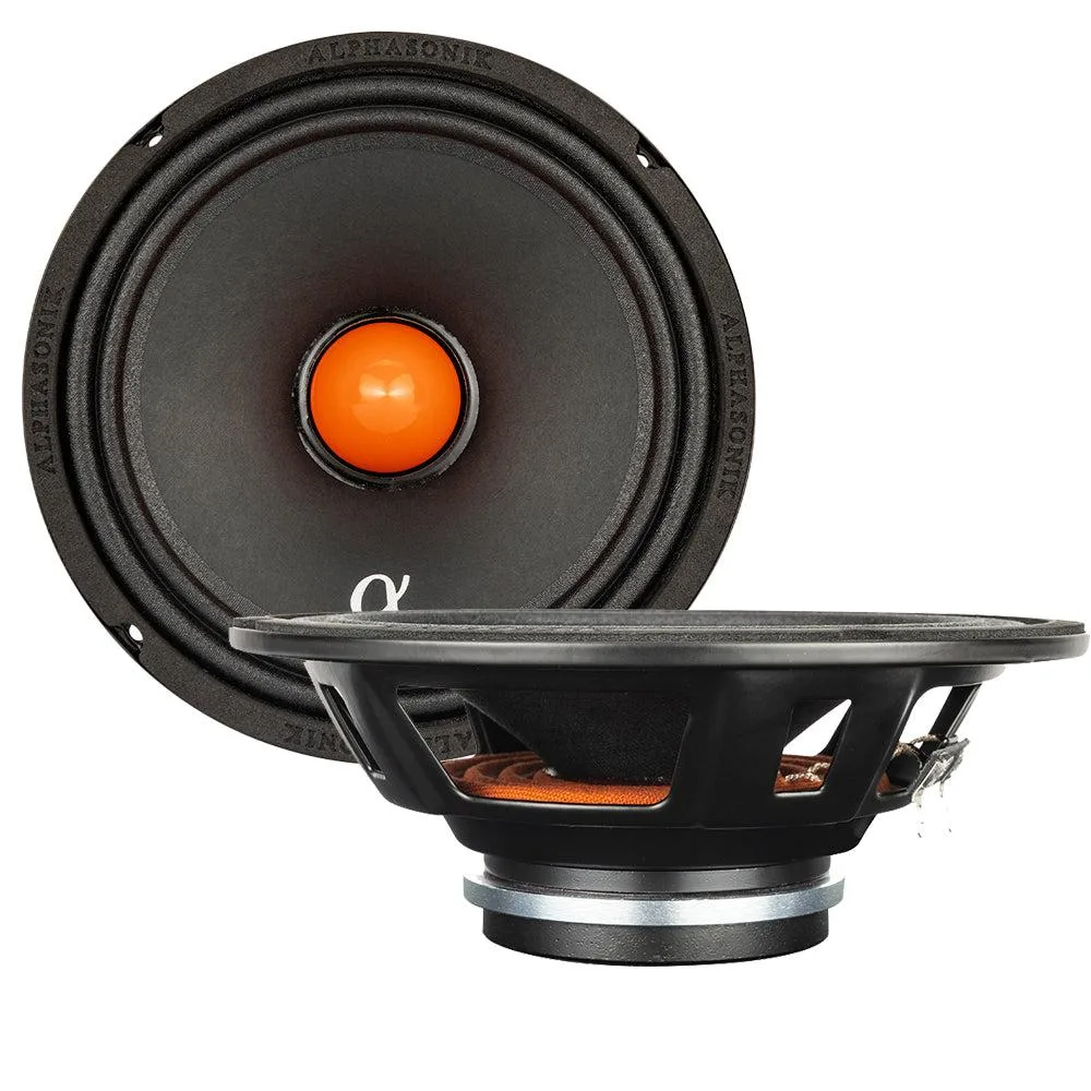 ALPHASONIK ALPHASONIK VNM658 6.5" Midrange Car Speaker Pair 300W RMS 8 Ohm — product photo