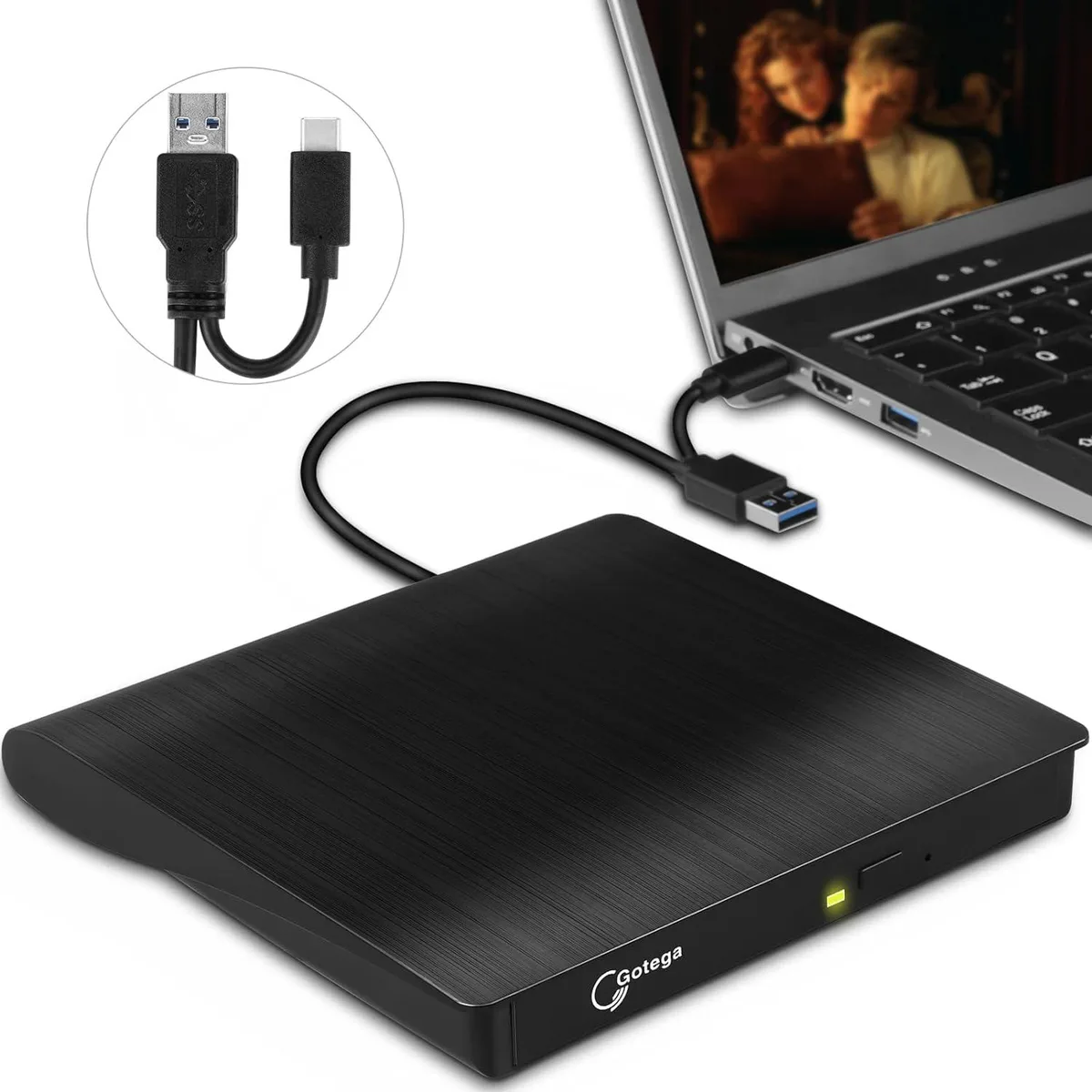 FANTEC FANTEC USB 3.0 Type-C External Blu-ray Player — product photo