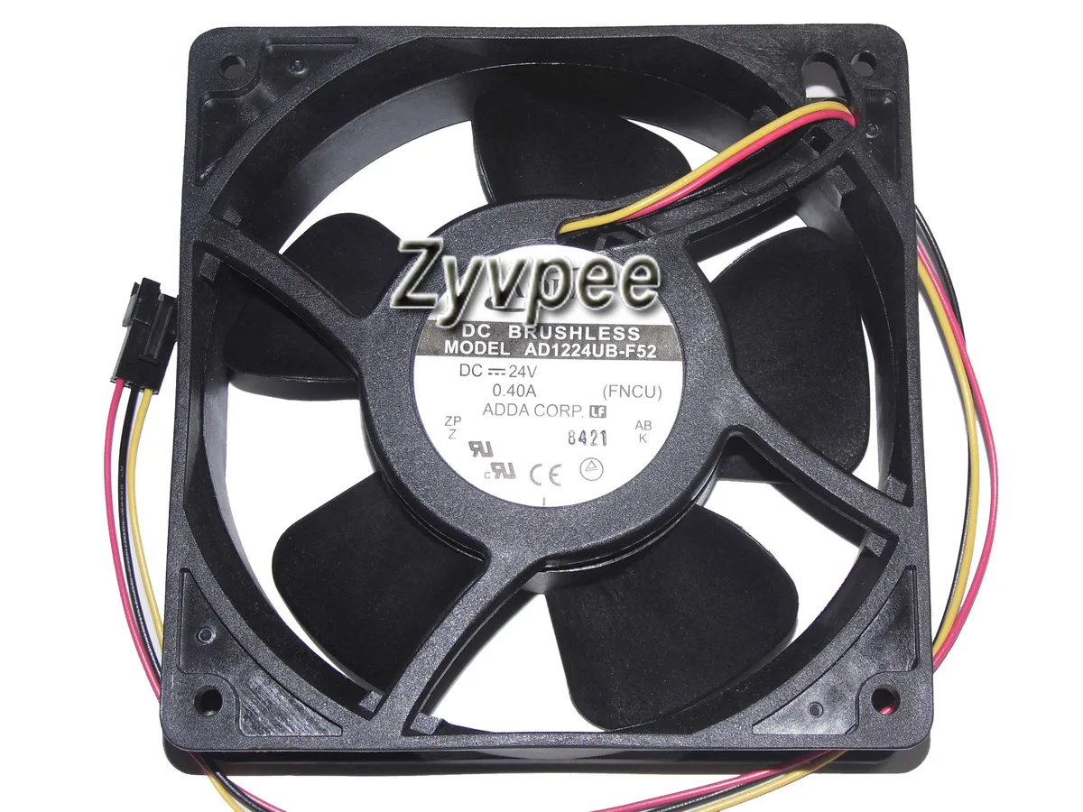 SunnyStar Co., Ltd SunnyStar Co., Ltd AD1224UB-F52 24V .4A 120x38mm 3-pin case fan — product photo