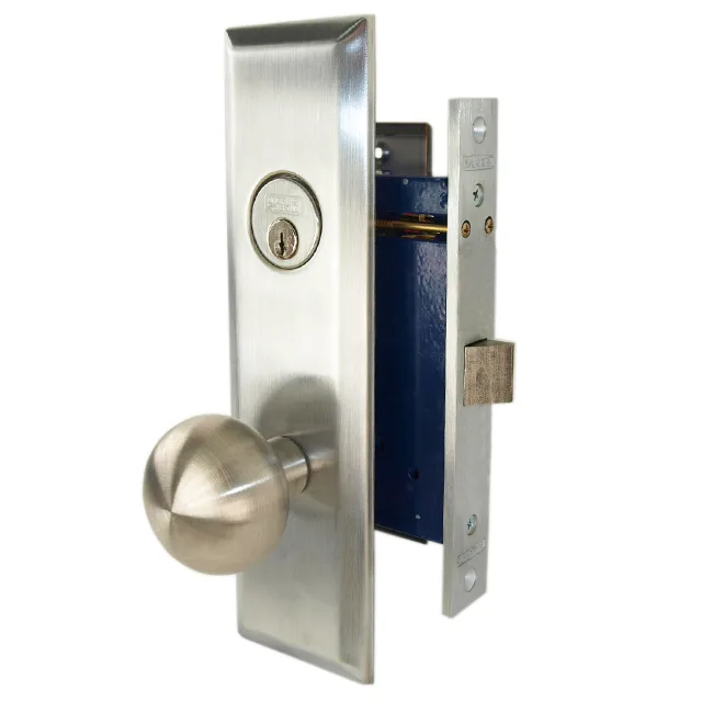 Marks USA Marks USA New Yorker 9NY10DW/26D Satin Chrome Left Hand Mortise Lockset Latch Only — product photo