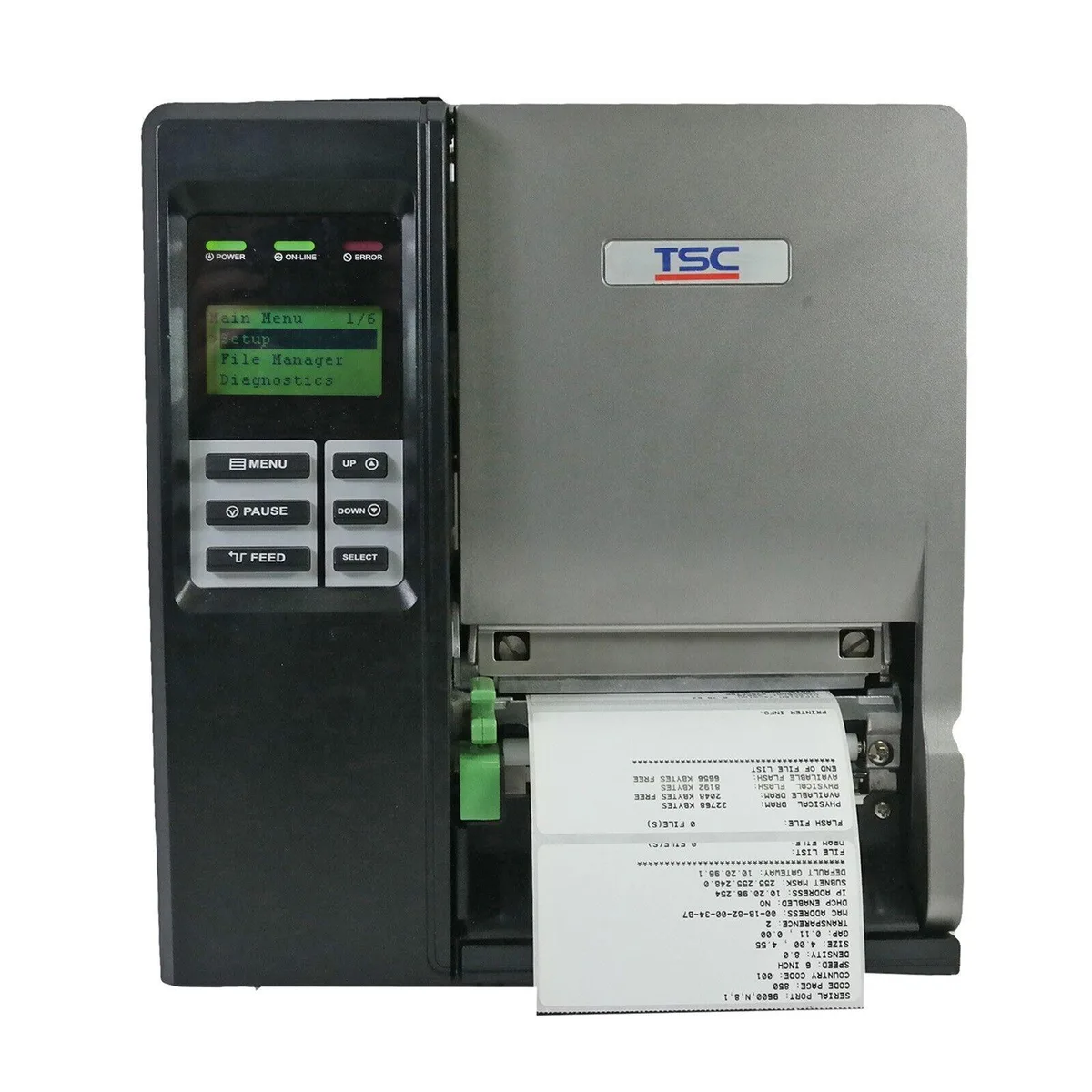 TSC Auto ID Technology TSC Auto ID Technology TTP-2410M 203 dpi 14 ips 4.5 in label printer — product photo