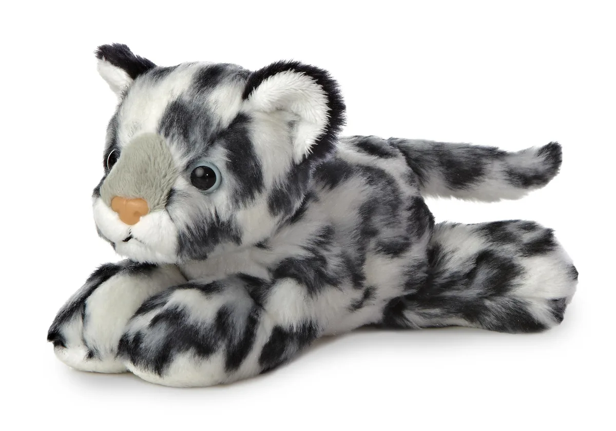 Aurora World, Inc. Aurora World Small Gray Mini Flopsie 8" Snow Leopard Stuffed Animal — product photo