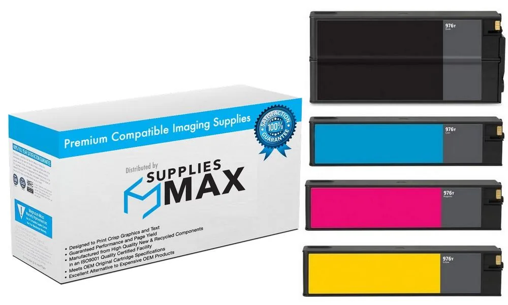 SuppliesMax SuppliesMax L0R0YMP Extra High Yield Inkjet Combo Pack (BK/C/M/Y) 17000 pages — product photo