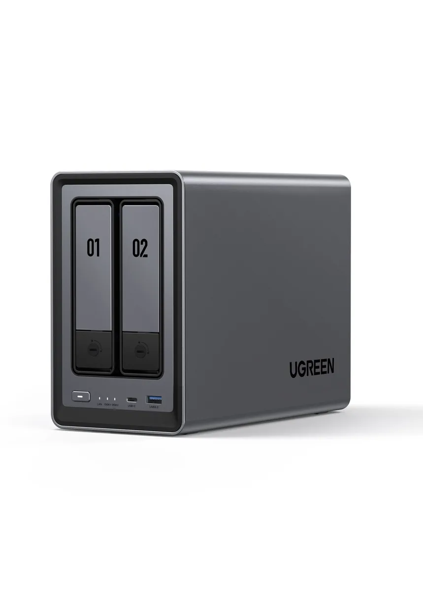 Ugreen Group Limited Ugreen Group Limited DXP2800 NAS 2-Bay Intel N100 8GB DDR5 Diskless — product photo