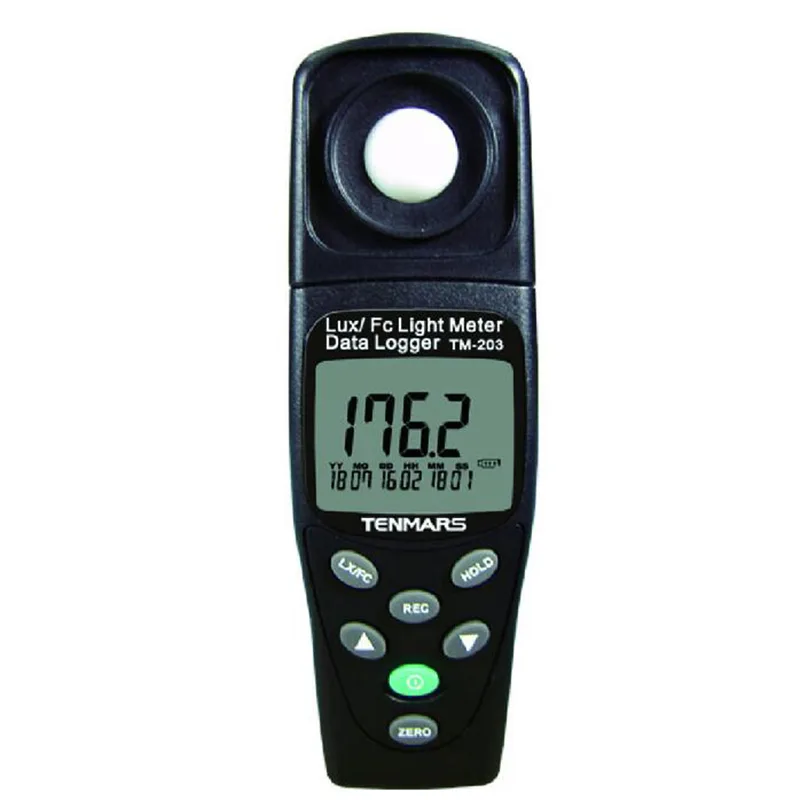 TENMARS ELECTRONICS TENMARS ELECTRONICS TM-203 Autoranging Datalogging Light Meter 7000 Records — product photo