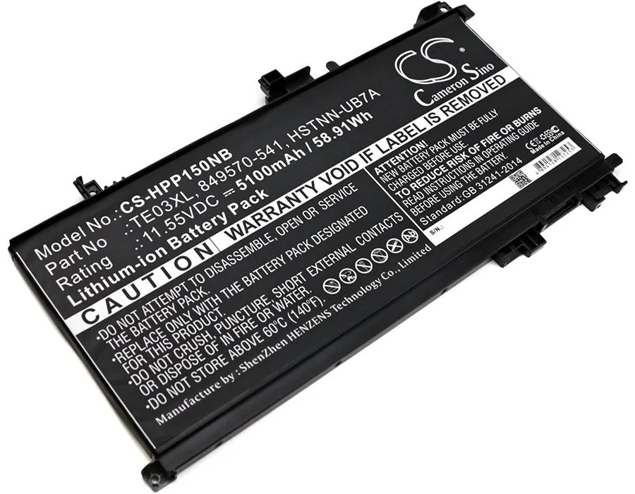 Cameron &amp; Co Cameron &amp; Co DS-CS-HPP150NB laptop battery 5.1 Ah black — product photo