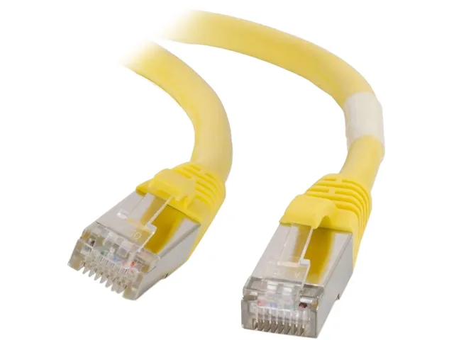 Cables To Go Cables To Go 00875 Cat6 Shielded Network Ethernet Cable Yellow 35 ft 10.66 m — product photo