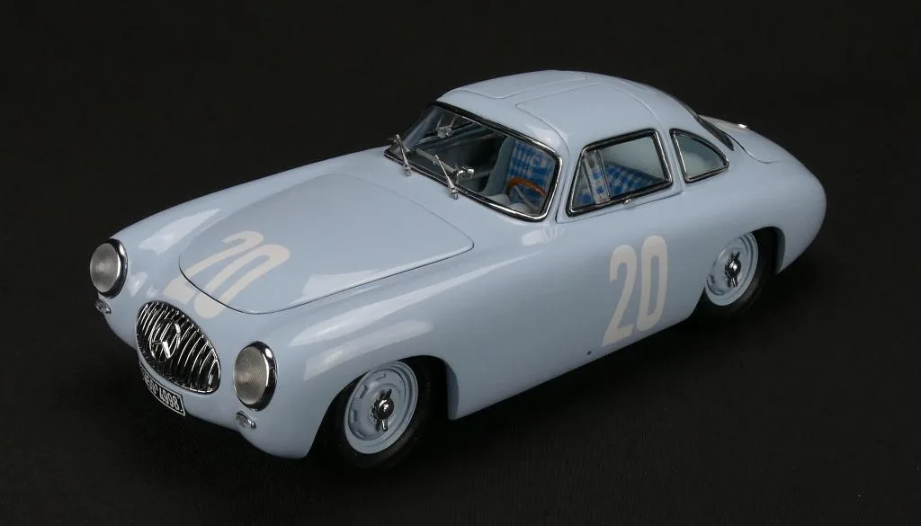 CMC International CMC International Mercedes 300 SL #20 Blue Grand Prix of Bern 1952 1/18 Diecast Model Car — product photo