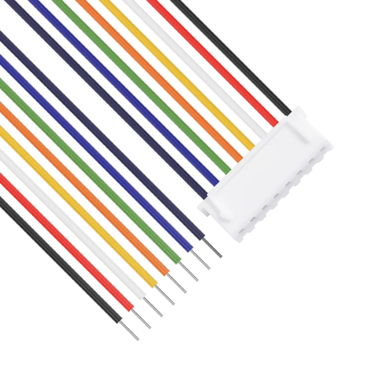  FOCMKEAS 8P 12inch 5 Set 30cm 8 Pin Male Multicolored Jumper Wires — product photo