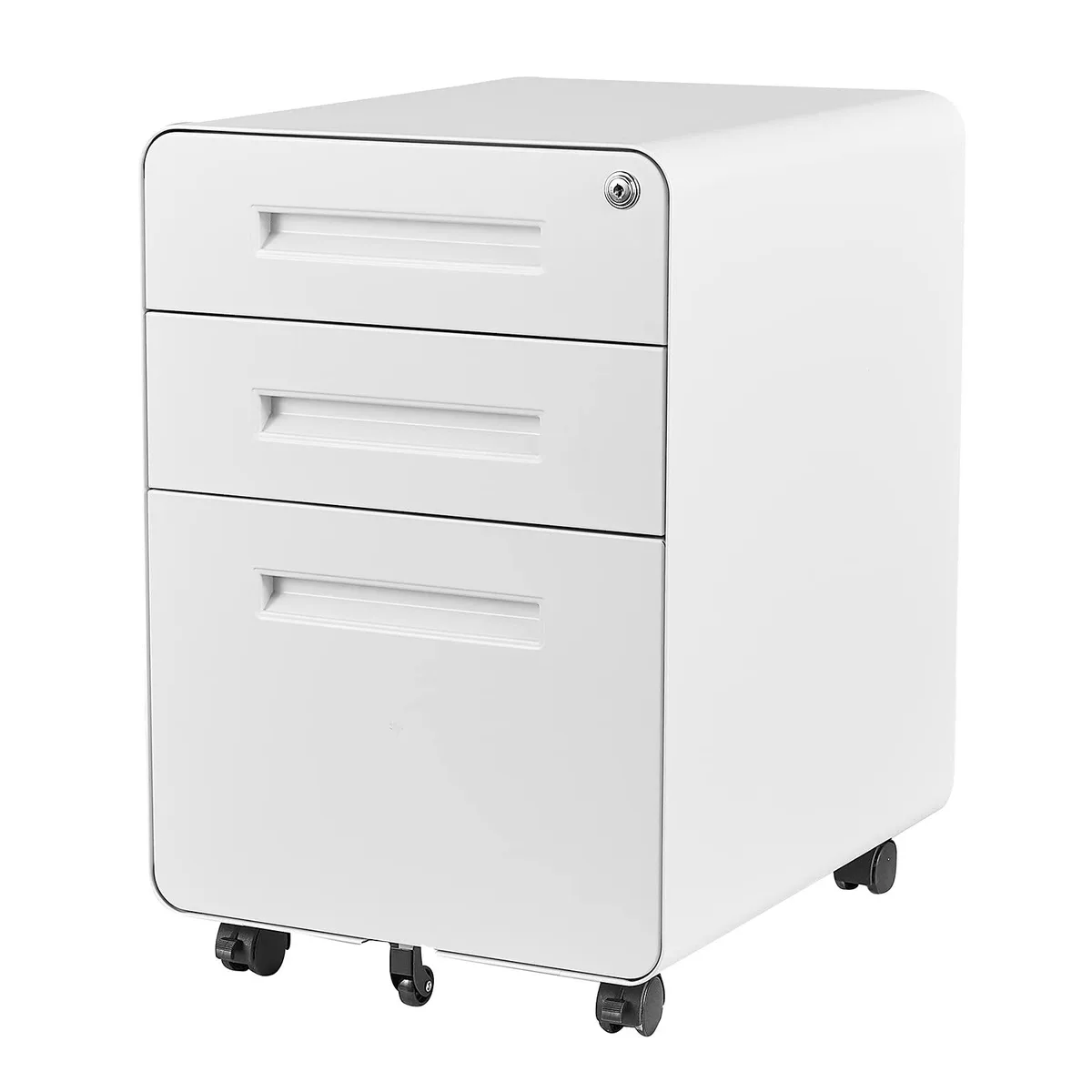 AFAIF AFAIF SBY202102W 3-Drawer File Cabinet White 400×450×580 mm — product photo