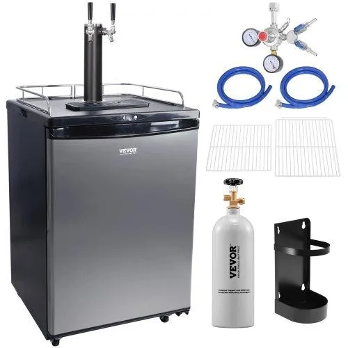 VEVOR VEVOR Beer Kegerator Dual Tap 43 Gal 163 L Black — product photo