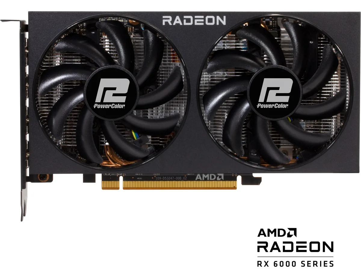 PowerColor PowerColor Fighter Radeon RX 6600 XT 6600XT 8GBD6-3DH graphics card — product photo