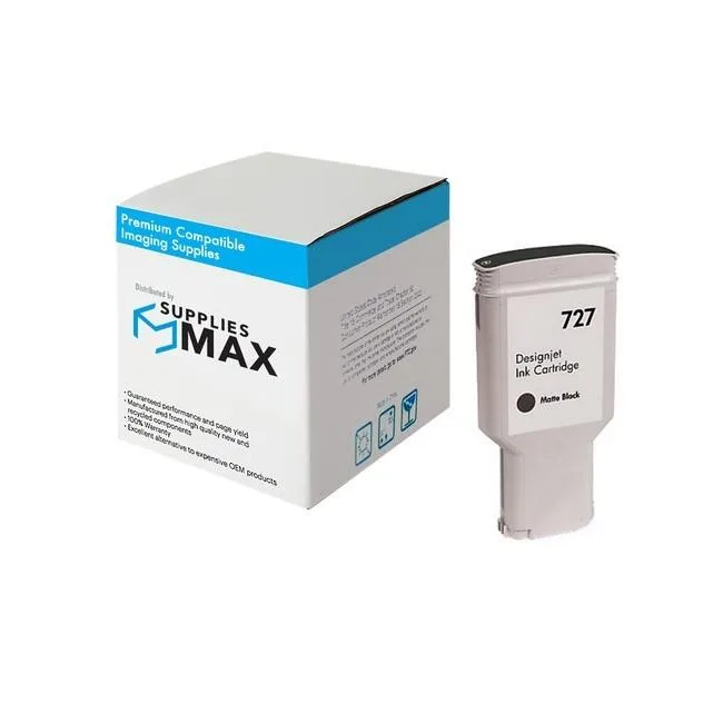 SuppliesMax SuppliesMax HP B3P22A Matte Black Inkjet Cartridge 130ML — product photo
