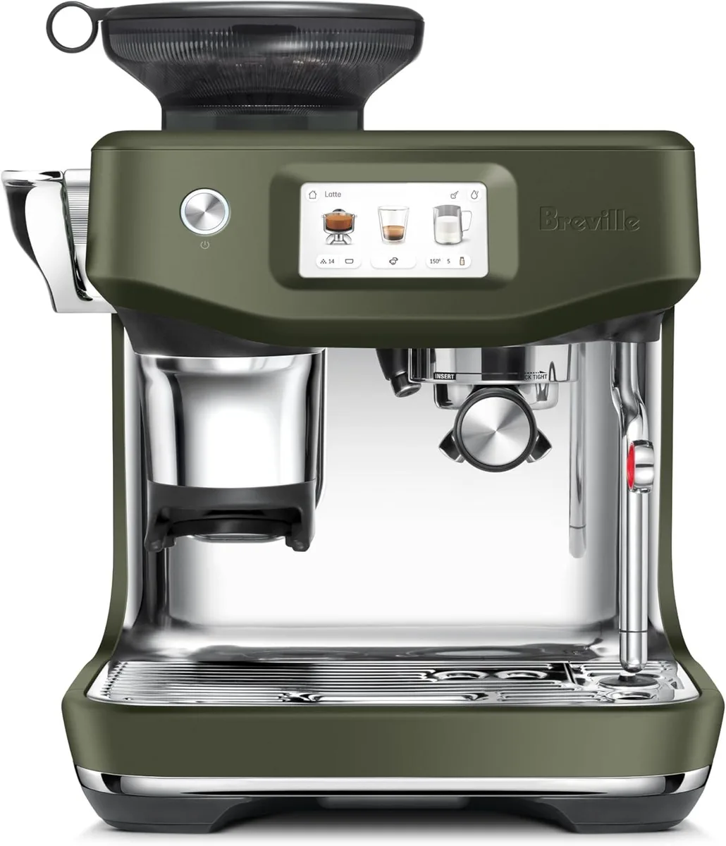 Breville Breville Barista Touch Impress Espresso BES881OLT Olive Tapenade — product photo
