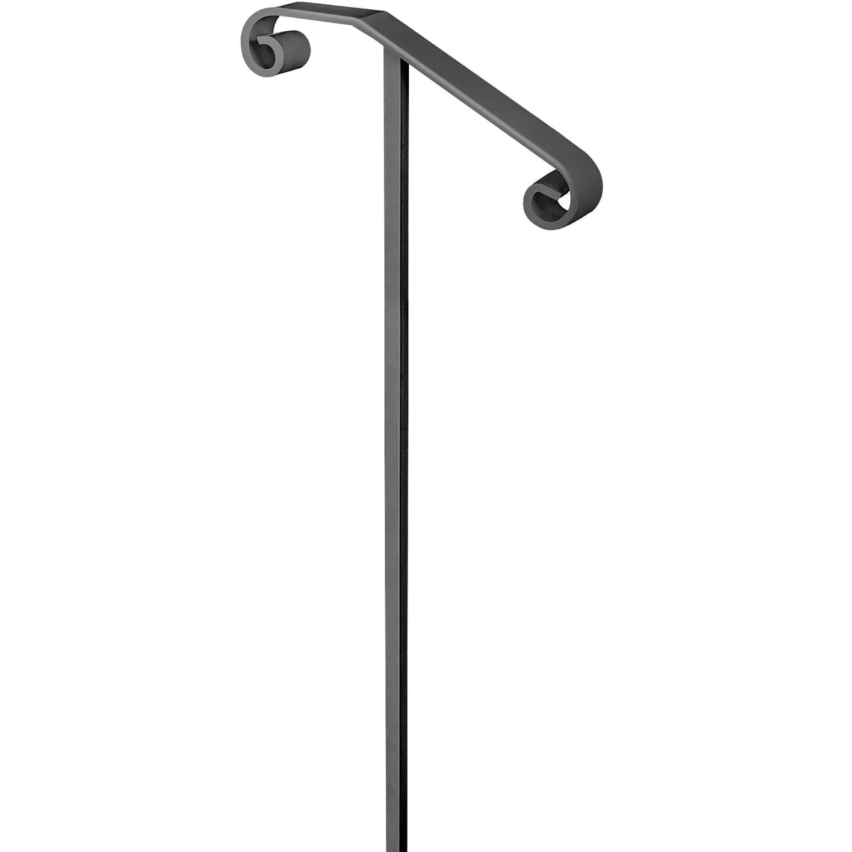 VEVOR VEVOR Single Post Handrail Wrought Iron Gray 58" 21" Grip — product photo