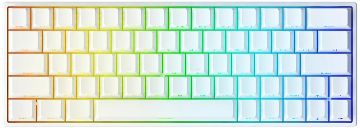 Vszerda Vszerda Irock ND63 PRO White 60% 63-Key Magnetic Switch Gaming Keyboard — product photo