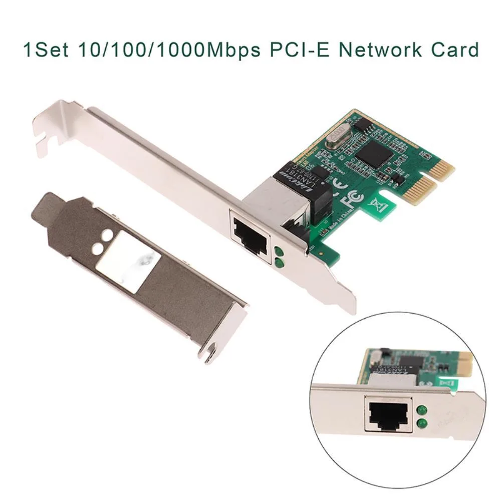Ruth's sister Ruth's sister 10/100/1000Mbps Gigabit PCI-E RJ-45 LAN Adapter network connector — product photo