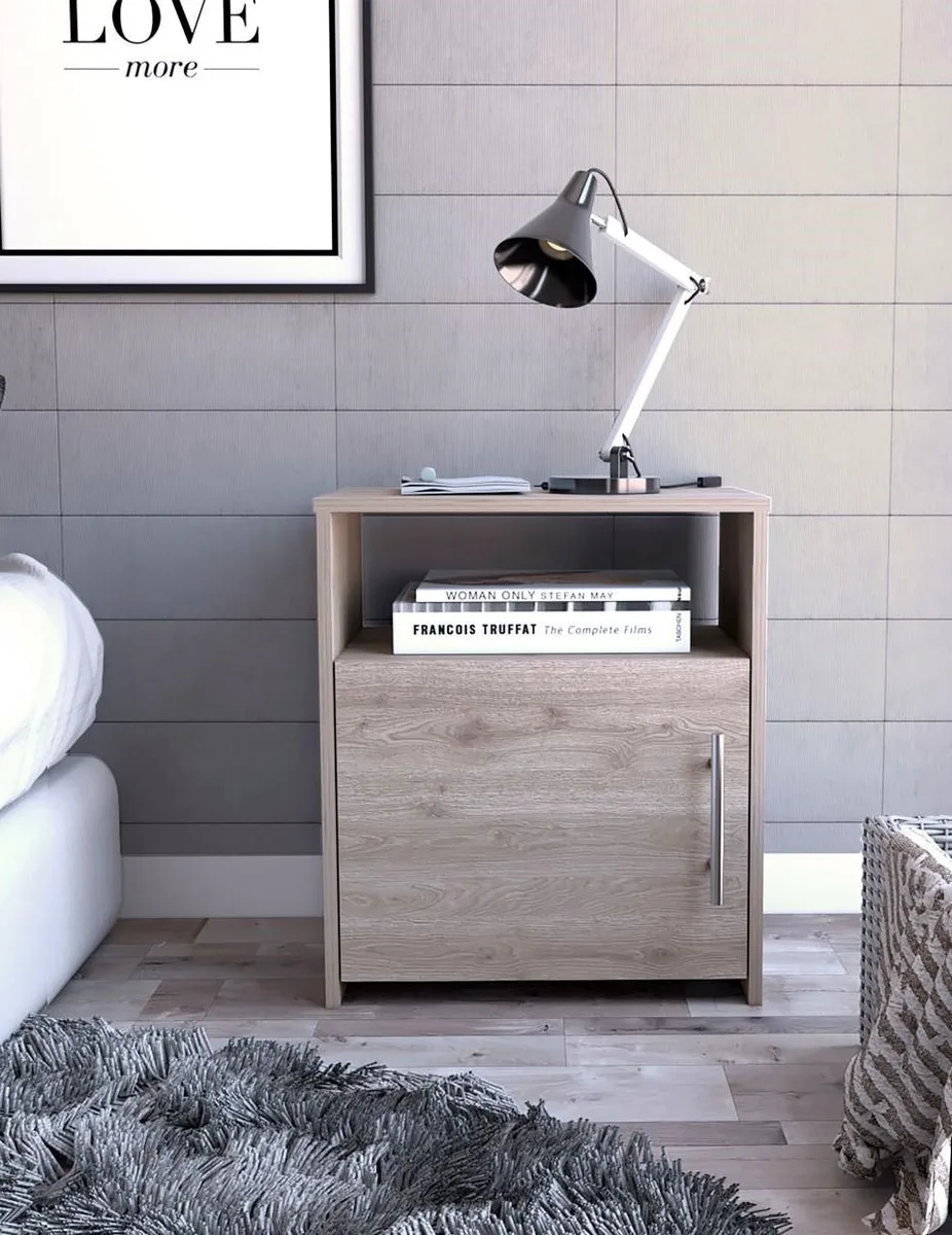 tuphen tuphen Nordico Nightstand Light Gray 23 in high 19.8 in wide — product photo