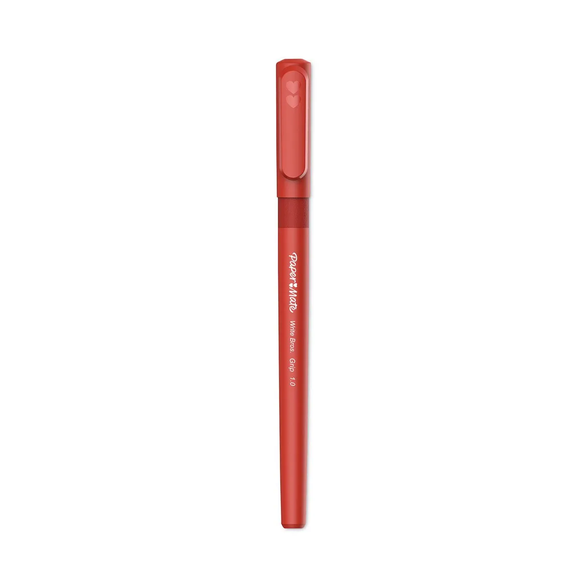 Newell Rubbermaid Newell Rubbermaid 2124505 Write Bros. Grip Ballpoint Pen Medium 1 mm Red Dozen — product photo