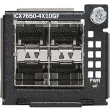 RUCKUS WIRELESS RUCKUS WIRELESS ICX7650-4X10GF 4-port 1/10GbE SFP+ expansion module — product photo