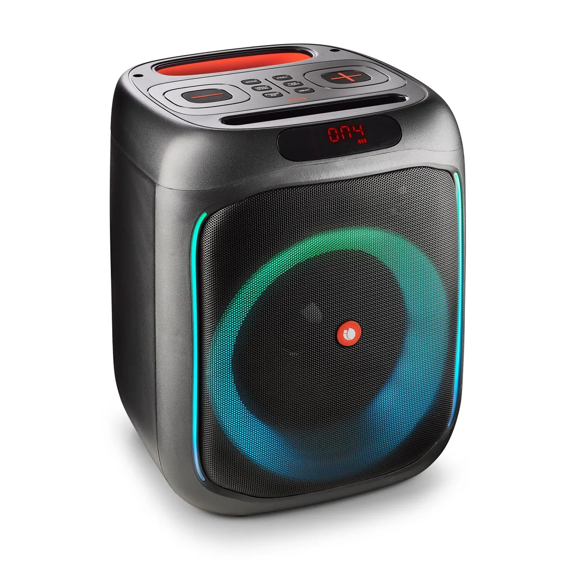 NGS Wildswag 80W portable Bluetooth 5.0 speaker with LED lights and display