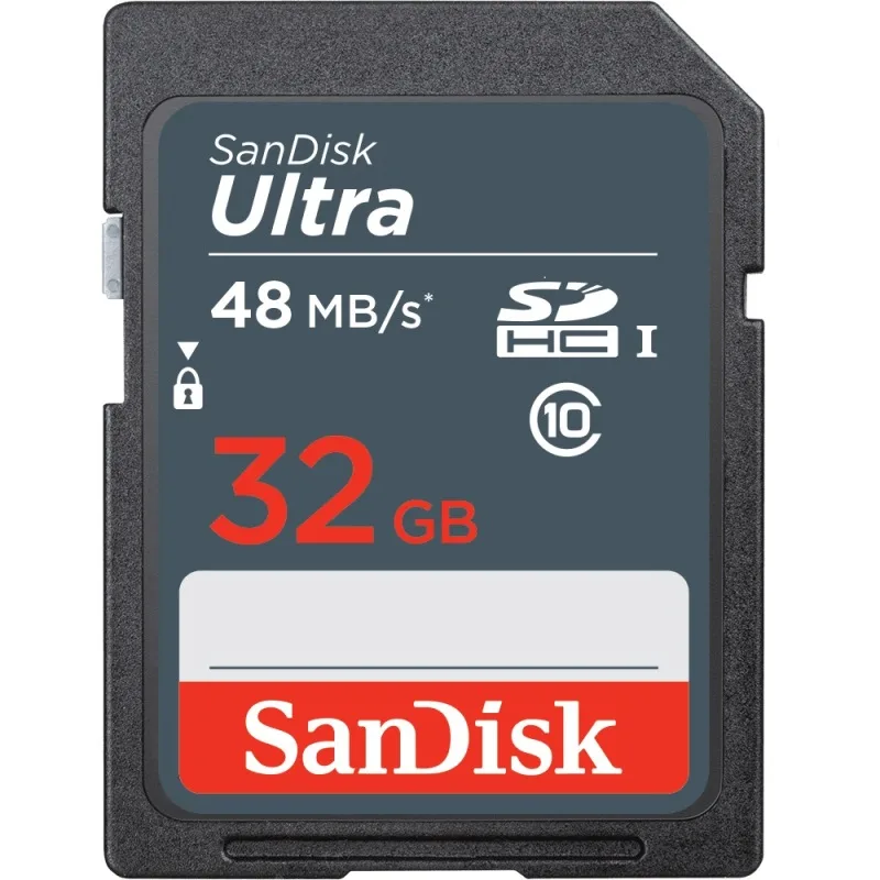 SanDisk SanDisk Ultra 32GB SDHC Class 10 48MB/s memory card — product photo