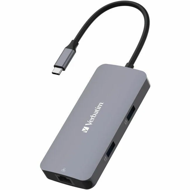 VERBATIM Verbatim USB-C Pro Multiport Hub CMH 05 5 Ports 4K 3840 x 2160 — product photo