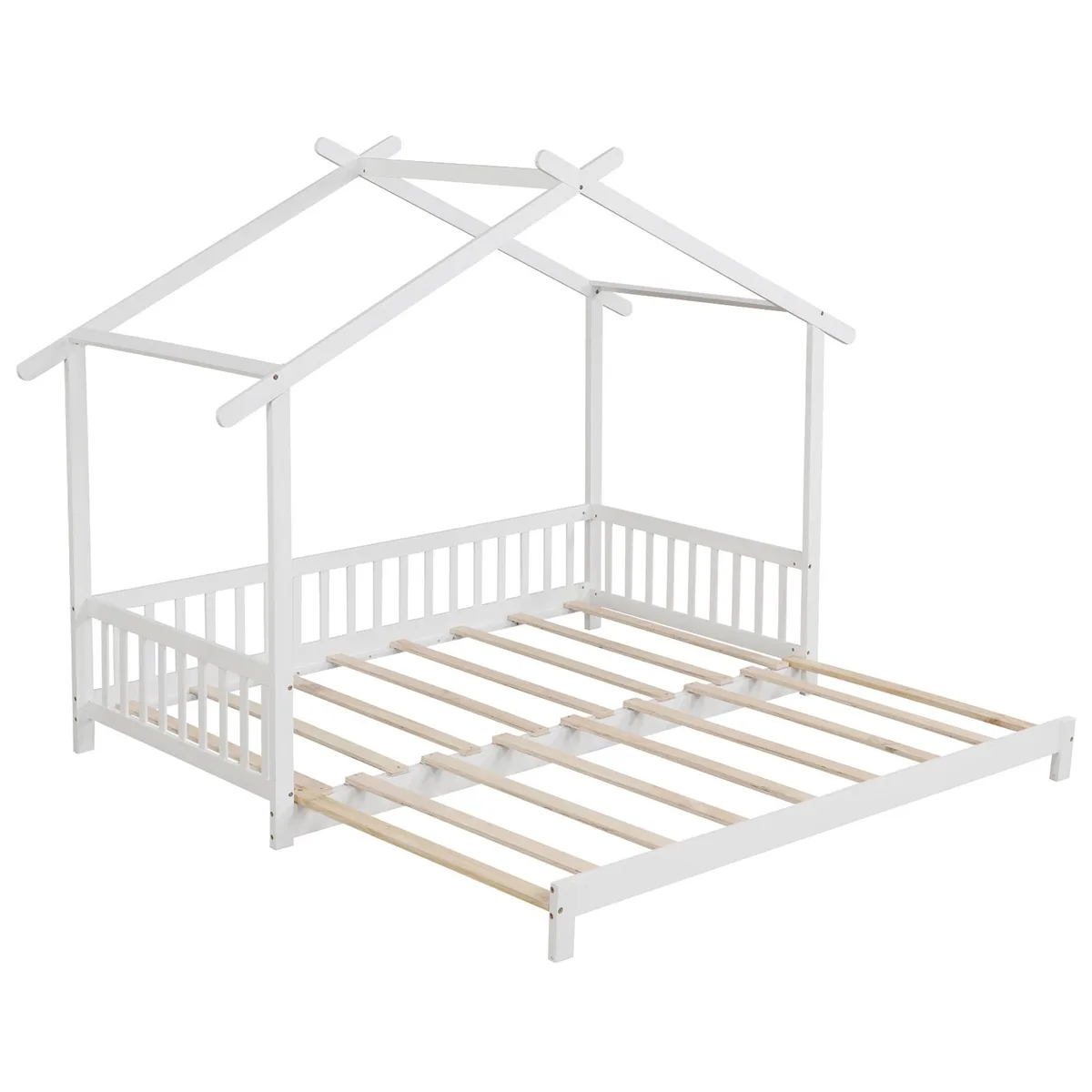 SlickBlue SlickBlue Extendable House Bed Twin to King 91" x 43" x 69 — product photo