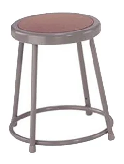 National Public Seating National Public Seating 6218 Round Stool 14 in 18 in 300 lb office furniture — product photo