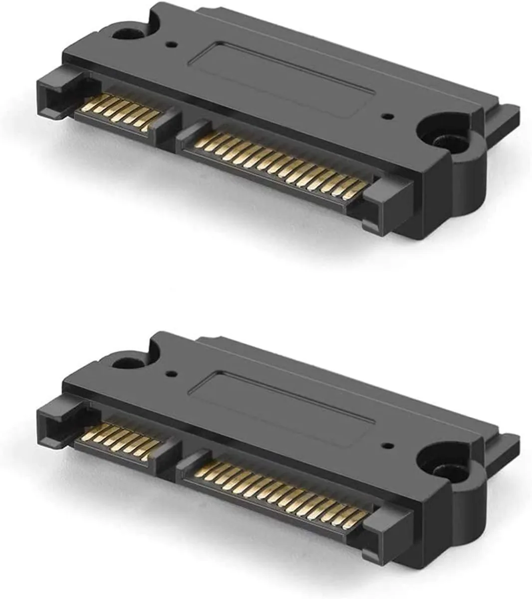 CableCreation CableCreation SATA 22Pin (7+15) Male to Female Adapter 2-Pack — product photo