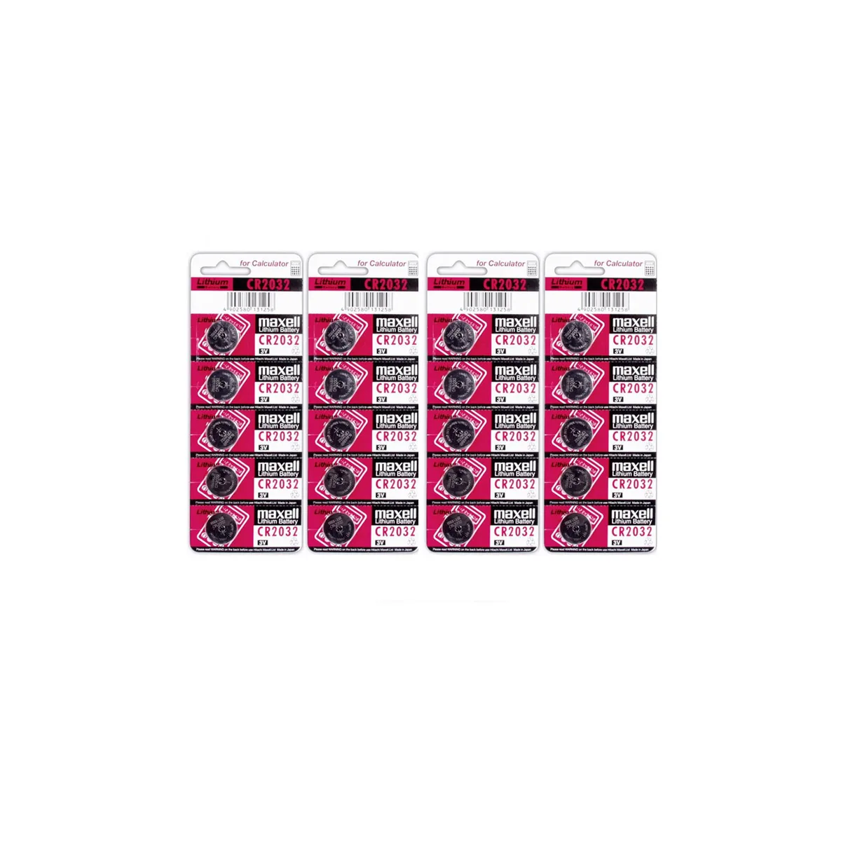 maxell Maxell CR2032 3V Lithium Coin Cell Battery 20pc — product photo