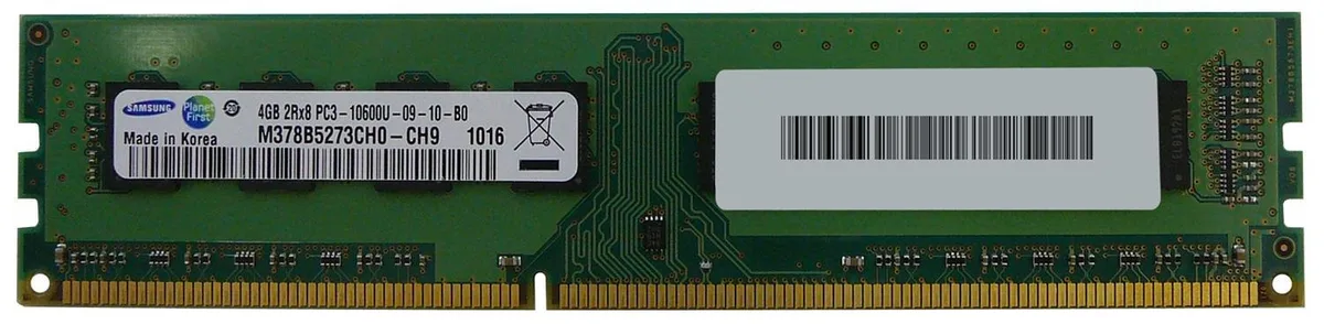 SAMSUNG SAMSUNG M378B5273CH0-CH9 4GB DDR3 1333 desktop RAM — product photo