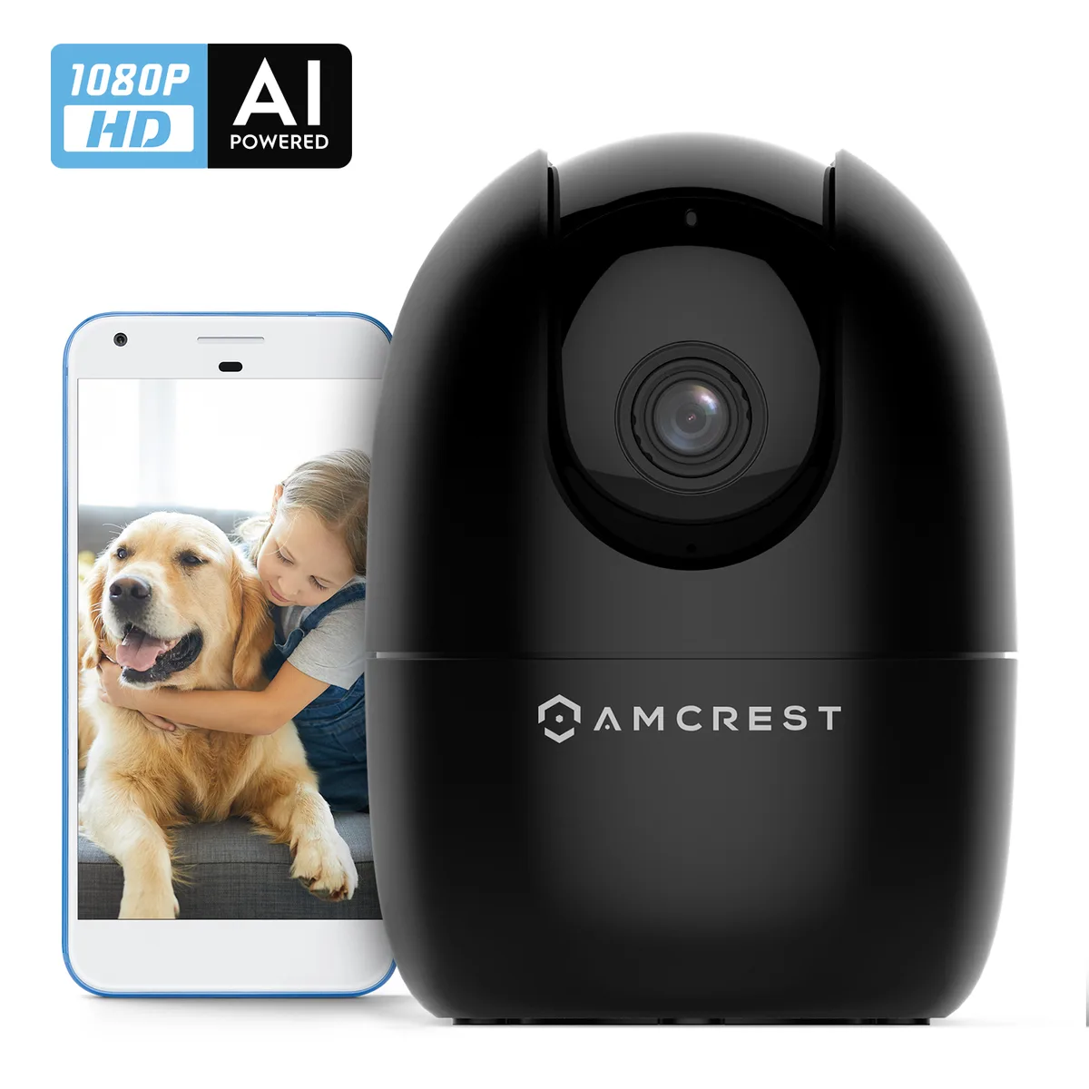 Amcrest Amcrest 1080P WiFi Camera Indoor Pan/Tilt network camera — product photo